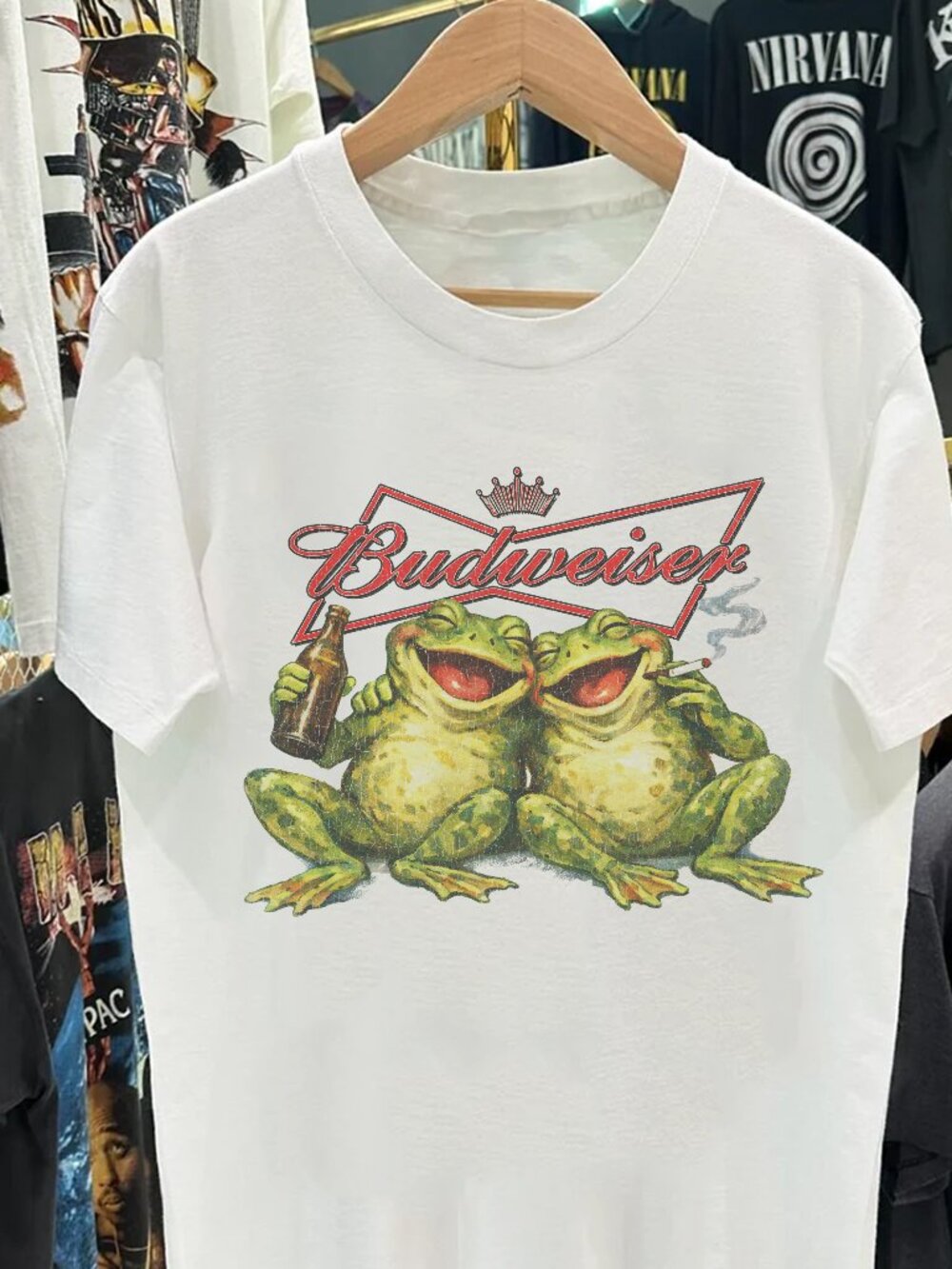 Two Frogs Heavyweight White Tshirt